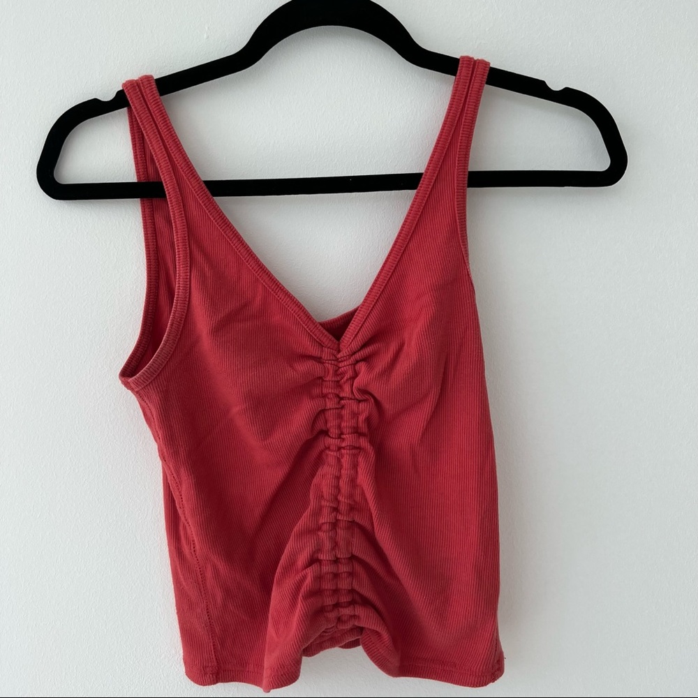 Abercrombie and fitch coral top